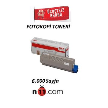 Oki C532-46490629 Sarı Toner Chip