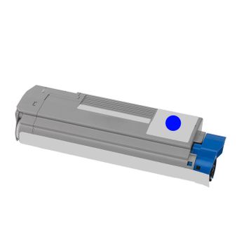Oki C5550-43324443 Mavi Muadil Toner