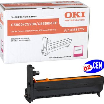 Oki C5550-43381722 Kırmızı Drum Ünitesi