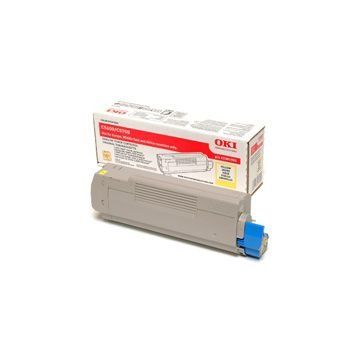 Oki C5600 C5700 43381921 Sarı Toner