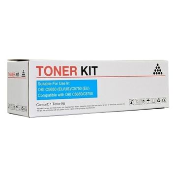 Oki C5650-43872323 Mavi Muadil Toner