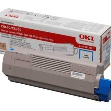 Oki C5650 C5750 43872323 Mavi Toner