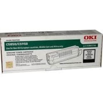 Oki C5850-43865744 Siyah Toner