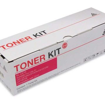 Okı C610 Kırmızı Muadil Toner