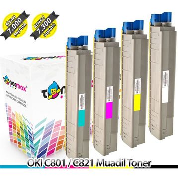 Oki C801 44643004 C801-C821 Siyah Orjinal Toner