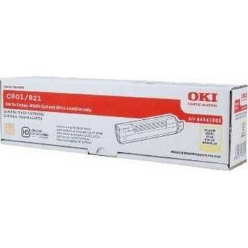 Oki C801 C821 44643005 Sarı Toner