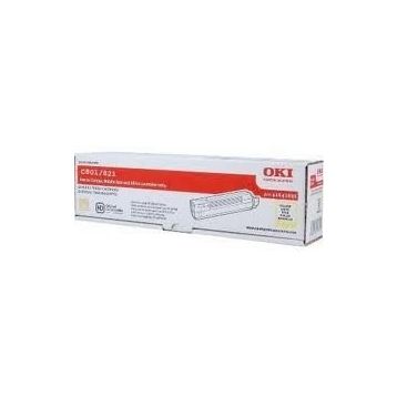 Oki C801 C821 44643005 Sarı Toner