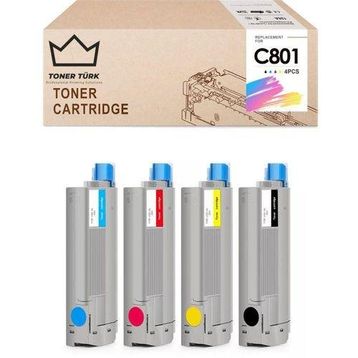 Oki C801 / C821 / 44643006 Kırmızı Orjinal Toner