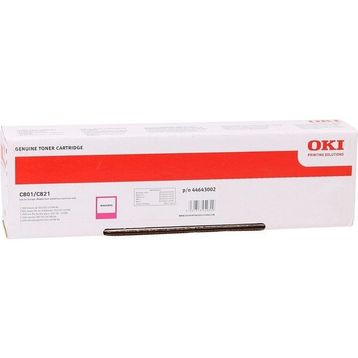 Oki C801 C821 44643006 Kırmızı Toner