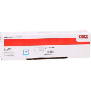 Oki C801 C821 44643007 Mavi Toner