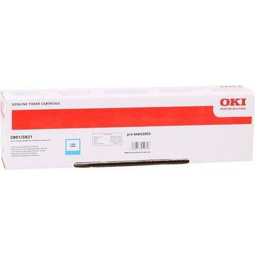 Oki C801 C821 44643007 Mavi Toner
