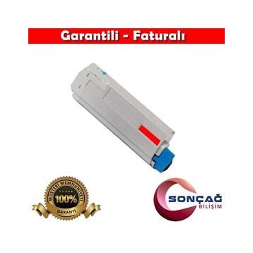Oki C801/C821 Kırmızı Muadil Toner