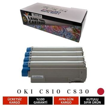 Oki C810-44059118 Kırmızı Toner