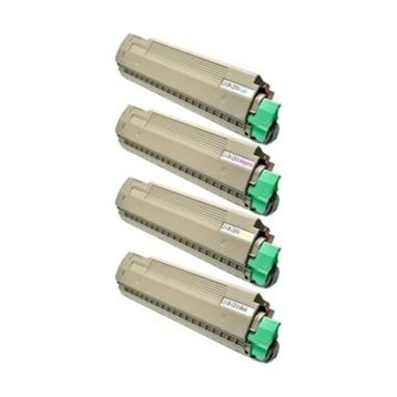 Oki C810/830 4 Renk Takım Muadil Toner
