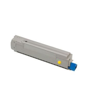 Oki C8600-43487721 Sarı Muadil Toner