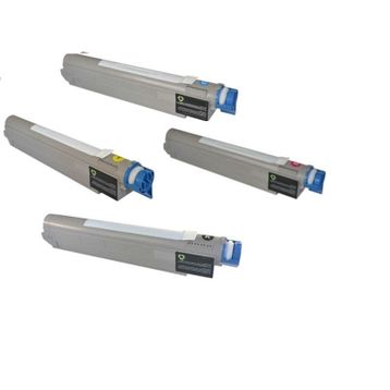 OKI C9655 Kırmızı Muadil Toner