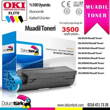 Oki MB460 Muadil Toner