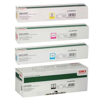 Oki Mc342w Orjinal Toner Seti