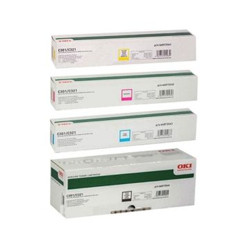 Oki Mc342w Orjinal Toner Seti