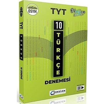 Oksijen Yayınları TYT Türkçe 10 Branş Denemesi