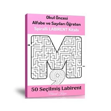 Okul Öncesi Alfabe ve Sayıları Öğreten Labirent Kitabı