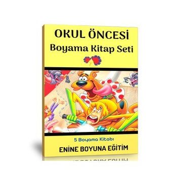 Okul Öncesi Boyama Kitap Seti 5 Kitap