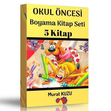 Okul Öncesi Boyama Kitap Seti 5 Kitap