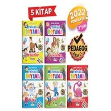Okul Öncesi Boyama Kitap Seti 5 Kitap