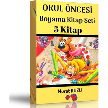 Okul Öncesi Boyama Kitap Seti 5 Kitap