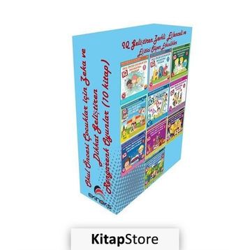 Okul Öncesi Çocuklar İçin Zeka ve Dikkat Geliştiren Rengarenk Oyunlar-Zeka Seti-10 Kitap Takım - Okul Öncesi Çocuklar İçin Zeka ve Dikkat Geliştiren Rengarenk Oyunlar-Zeka Seti-10 Kitap Takım - Bahar Çelik
