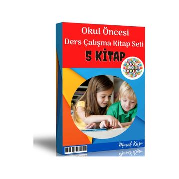 Okul Öncesi Ders Çalışma Kitap Seti 5 Kitap