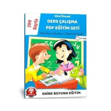 Okul Öncesi Ders Çalışma Pdf Eğitim Seti