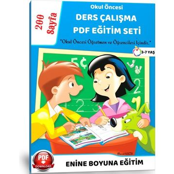 Okul Öncesi Ders Çalışma Pdf Eğitim Seti