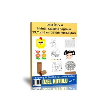 Okul Öncesi Etkinlik Çalışma Sayfaları 36 Seçilmiş Poster