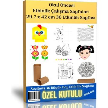 Okul Öncesi Etkinlik Çalışma Sayfaları 36 Seçilmiş Poster