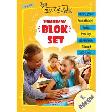Okul Öncesi Yumurcak Blok Set (2 Kitap) - Kolektif - Yumurcak Yayınları