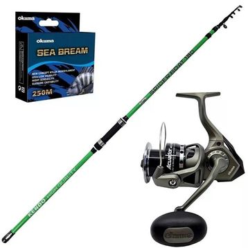 Okuma Acuador 6000 - Kendo Spider Boat 210 cm Teleskopik Tekne Olta Seti
