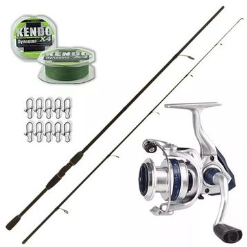 Okuma ARIA-C4000A Spin Makine+G-Power 2.40 cm 15-40 gr Spin Olta Seti