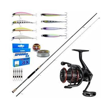 Okuma Azaki Spin 274 CM 12-35 GR 2 Parça Spin Kamışı