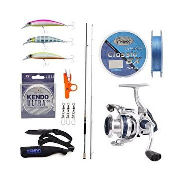 Okuma Azaki Spin 274 CM 12-35 GR 2 Parça Spin Kamışı