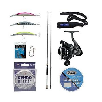 Okuma Azaki Spin 274 CM 12-35 GR 2 Parça Spin Kamışı