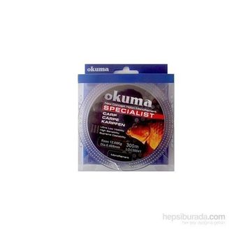 Okuma Carp Serisi 300 m Koyu Yeşil 0.40 Misina