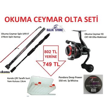 Okuma Ceymar UFR 270 cm Spin Olta Kamışı