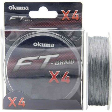 Okuma Ft-x4 Braided Line 150 mt 0,235 mm Grey Örgü İp Olta Misinası