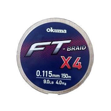 Okuma Ft-x4 Braided Line 150 mt 0,235 mm Grey Örgü İp Olta Misinası