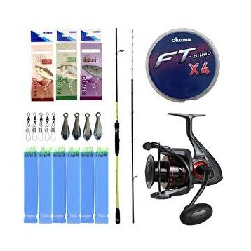 Okuma Orata 202 CM 150-200 GR 2 Parça Tekne Olta Kamışı
