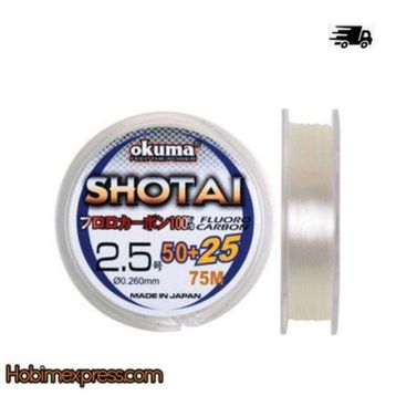 Okuma Shotai Fluorocarbon 75 m Misina