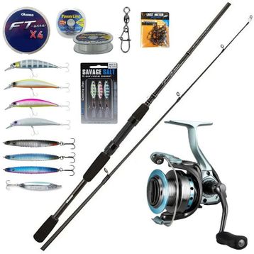 Okuma Wave Power 8'0 2.44 CM 15-40 GR 2 Parça Spin Kamışı