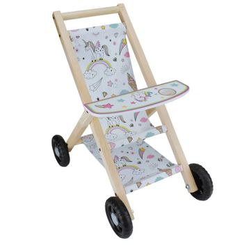Okutan Hobi ÇG71 Ahşap Bebek Arabası