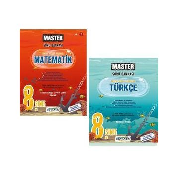 Okyanus 2023 8. Sınıf Matematik Türkçe Master Soru Bankası Seti